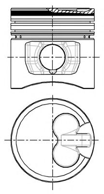 NÜRAL 87-783500-10 Поршень для FORD FIESTA (Форд Фиэста) NÜRAL 87-783500-10 Поршень для FORD FIESTA (Форд Фиэста)