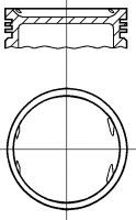 NÜRAL 87-138400-00 Поршень для LANCIA Y (Лансиа/лянча Ъ) NÜRAL 87-138400-00 Поршень для LANCIA Y (Лансиа/лянча Ъ)