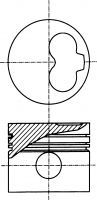 NÜRAL 87-990100-40 Поршень для SKODA FELICIA (Шкода Фелиция) NÜRAL 87-990100-40 Поршень для SKODA FELICIA (Шкода Фелиция)