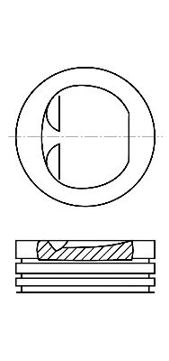 NÜRAL 87-783700-00 Поршень для FIAT TEMPRA (Фиат Тэмпра) NÜRAL 87-783700-00 Поршень для FIAT TEMPRA (Фиат Тэмпра)