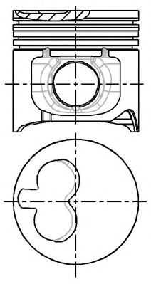 NÜRAL 87-214500-00 Поршень для FIAT SUPERBRAVO (Фиат Супербраvо) NÜRAL 87-214500-00 Поршень для FIAT SUPERBRAVO (Фиат Супербраvо)