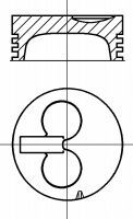 NÜRAL 87-295400-00 Поршень для NISSAN URVAN (Ниссан Урvан) NÜRAL 87-295400-00 Поршень для NISSAN URVAN (Ниссан Урvан)