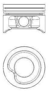 NÜRAL 87-307100-20 Поршень для OPEL CORSA CLASSIC (Опель Корса классик) NÜRAL 87-307100-20 Поршень для OPEL CORSA CLASSIC (Опель Корса классик)