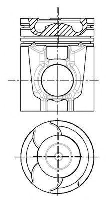 NÜRAL 87-142800-00 Поршень для VOLVO FL 7 (Вольво Фл 7) NÜRAL 87-142800-00 Поршень для VOLVO FL 7 (Вольво Фл 7)