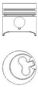 NÜRAL 87-305900-00 Поршень для OPEL KADETT E COMBO (Опель Кадэтт э комбо) NÜRAL 87-305900-00 Поршень для OPEL KADETT E COMBO (Опель Кадэтт э комбо)