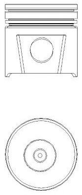 NÜRAL 87-123700-30 Поршень для AUDI 80 (Ауди 80) NÜRAL 87-123700-30 Поршень для AUDI 80 (Ауди 80)