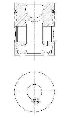 NÜRAL PI0062200DP STD Поршень для RENAULT-TRUCKS (Рено-труcкс) NÜRAL PI0062200DP STD Поршень для RENAULT-TRUCKS (Рено-труcкс)
