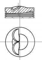 NÜRAL 87-203100-00 Поршень для FIAT STRADA II (Фиат Страда 2) NÜRAL 87-203100-00 Поршень для FIAT STRADA II (Фиат Страда 2)