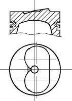 NÜRAL 87-783800-30 Поршень для FIAT TEMPRA (Фиат Тэмпра) NÜRAL 87-783800-30 Поршень для FIAT TEMPRA (Фиат Тэмпра)