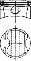 NÜRAL 87-520500-00 Поршень для ROVER 400 (Ровер 400) NÜRAL 87-520500-00 Поршень для ROVER 400 (Ровер 400)