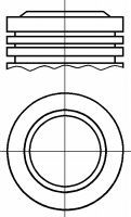 NÜRAL 87-144200-02 Поршень для OPEL CORSA CLASSIC (Опель Корса классик) NÜRAL 87-144200-02 Поршень для OPEL CORSA CLASSIC (Опель Корса классик)