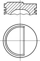 NÜRAL 87-786300-00 Поршень для FORD MONDEO (Форд Мондэо) NÜRAL 87-786300-00 Поршень для FORD MONDEO (Форд Мондэо)