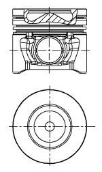 NÜRAL 87-431900-00 Поршень для KIA OPTIMA (Киа Оптима) NÜRAL 87-431900-00 Поршень для KIA OPTIMA (Киа Оптима)