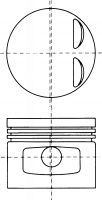 NÜRAL 87-304207-00 Поршень для OPEL ASCONA B (Опель Асcона б) NÜRAL 87-304207-00 Поршень для OPEL ASCONA B (Опель Асcона б)