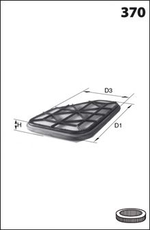 MECAFILTER EL3266 Воздушный фильтр для PEUGEOT (Пежо) MECAFILTER EL3266 Воздушный фильтр для PEUGEOT (Пежо)