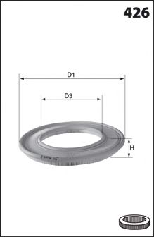 MECAFILTER EL3181 Воздушный фильтр для BMW 7 (Бмв 7) MECAFILTER EL3181 Воздушный фильтр для BMW 7 (Бмв 7)