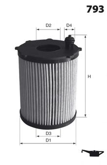MECAFILTER ELH4326 Масляный фильтр для VOLVO C30 (Вольво C30) MECAFILTER ELH4326 Масляный фильтр для VOLVO C30 (Вольво C30)