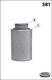 MECAFILTER FJ3643 Воздушный фильтр для FIAT (Фиат) MECAFILTER FJ3643 Воздушный фильтр для FIAT (Фиат)