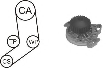 AIRTEX WPK-130301 Комплект ремня ГРМ для AUDI (Ауди) AIRTEX WPK-130301 Комплект ремня ГРМ для AUDI (Ауди)