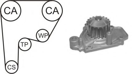 AIRTEX WPK-136801 Комплект ремня ГРМ для ROVER 400 ER (Ровер 400 ер) AIRTEX WPK-136801 Комплект ремня ГРМ для ROVER 400 ER (Ровер 400 ер)
