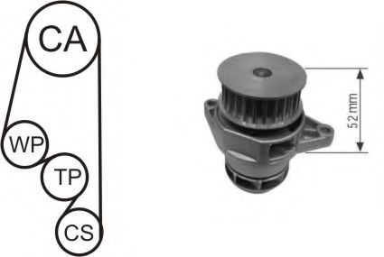 AIRTEX WPK-153001 Комплект ремня ГРМ для SEAT (Сеат) AIRTEX WPK-153001 Комплект ремня ГРМ для SEAT (Сеат)