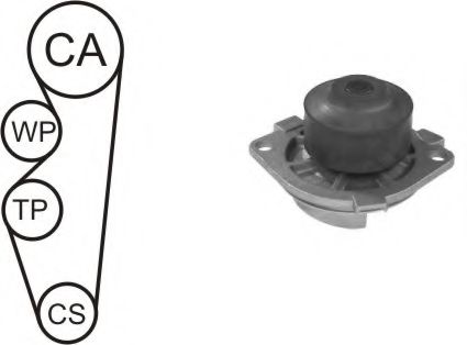 AIRTEX WPK-160201 Комплект ремня ГРМ для FIAT MAREA (Фиат Мареа) AIRTEX WPK-160201 Комплект ремня ГРМ для FIAT MAREA (Фиат Мареа)