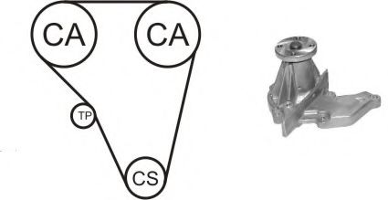 AIRTEX WPK-410401 Комплект ремня ГРМ для FORD IKON V (Форд Икон v) AIRTEX WPK-410401 Комплект ремня ГРМ для FORD IKON V (Форд Икон v)