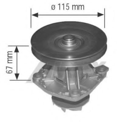 AIRTEX 1205-1 Водяной насос для FIAT STRADA II (Фиат Страда 2) AIRTEX 1205-1 Водяной насос для FIAT STRADA II (Фиат Страда 2)