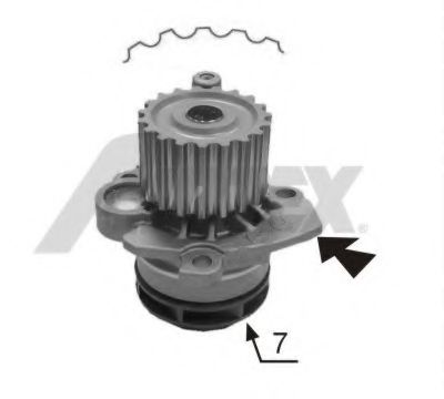 AIRTEX 1775 Водяной насос для FORD GALAXY (Форд Галакси) AIRTEX 1775 Водяной насос для FORD GALAXY (Форд Галакси)