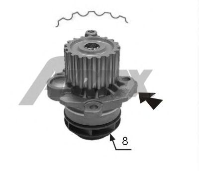 AIRTEX 1998 Водяной насос для FORD GALAXY (Форд Галакси) AIRTEX 1998 Водяной насос для FORD GALAXY (Форд Галакси)