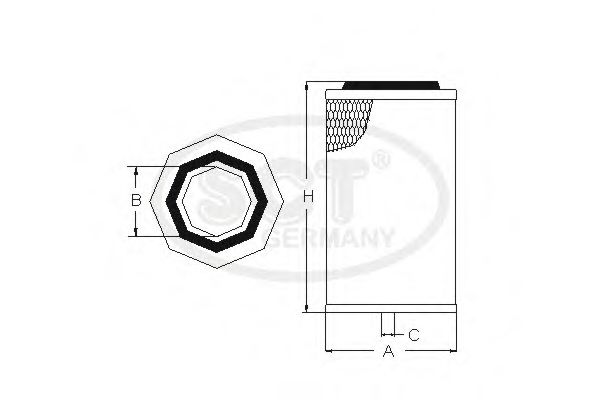 SCT Germany SB 046 Воздушный фильтр OM 314 для VOLKSWAGEN ILTIS (Фольксваген Илтис) SCT Germany SB 046 Воздушный фильтр OM 314 для VOLKSWAGEN ILTIS (Фольксваген Илтис)