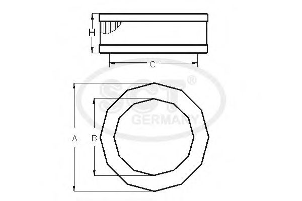 SCT Germany SB 672 Воздушный фильтр для MITSUBISHI SAPPORO I (Митсубиши/митсубиси Саппоро и) SCT Germany SB 672 Воздушный фильтр для MITSUBISHI SAPPORO I (Митсубиши/митсубиси Саппоро и)