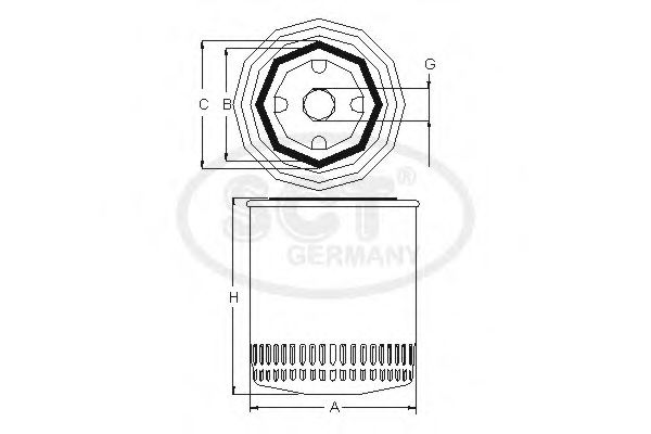 SCT Germany SM 112 Масляный фильтр для JEEP (Джип) SCT Germany SM 112 Масляный фильтр для JEEP (Джип)