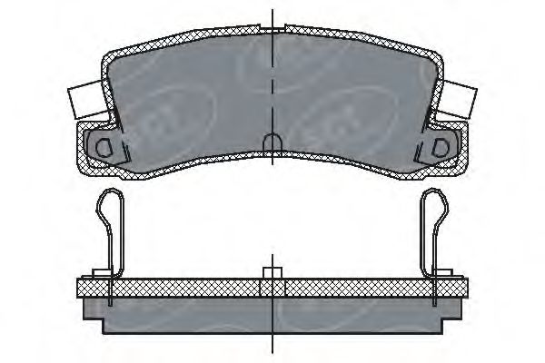 SCT Germany SP 106 PR Тормозные колодки для TOYOTA COROLLA FX (Тойота/тоета Cоролла инфинити фх) SCT Germany SP 106 PR Тормозные колодки для TOYOTA COROLLA FX (Тойота/тоета Cоролла инфинити фх)