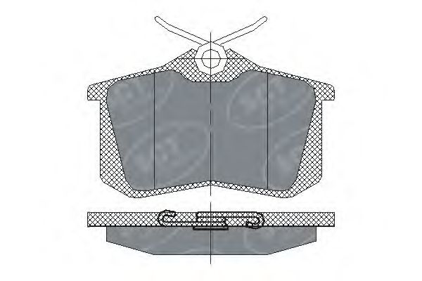 SCT Germany SP 113 PR Тормозные колодки задний мост для VOLKSWAGEN (Фольксваген) SCT Germany SP 113 PR Тормозные колодки задний мост для VOLKSWAGEN (Фольксваген)