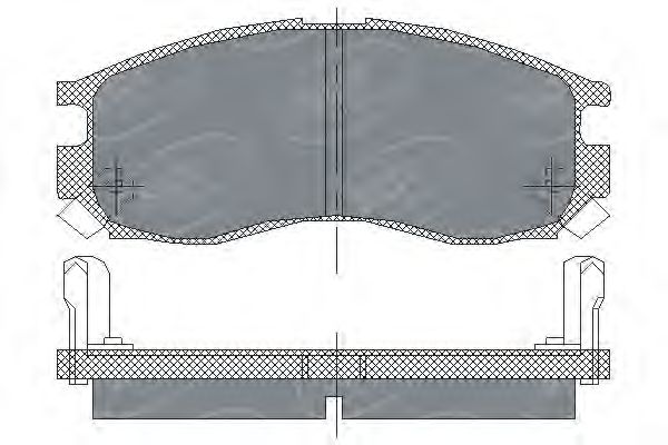 SCT Germany SP 133 PR Тормозные колодки для MITSUBISHI ETERNA IV (Митсубиши/митсубиси Этэрна иv) SCT Germany SP 133 PR Тормозные колодки для MITSUBISHI ETERNA IV (Митсубиши/митсубиси Этэрна иv)