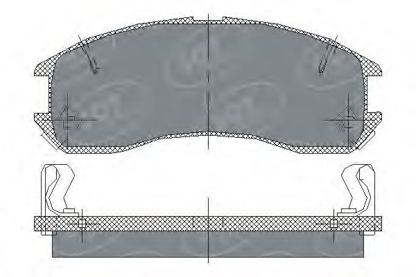 SCT Germany SP 149 PR Тормозные колодки для MAZDA 626 III (Мазда 626 3) SCT Germany SP 149 PR Тормозные колодки для MAZDA 626 III (Мазда 626 3)