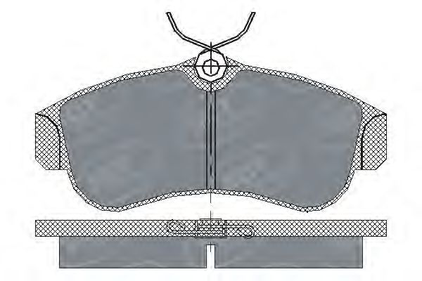 SCT Germany SP 157 PR Тормозные колодки для NISSAN PRIMERA (Ниссан Примера)