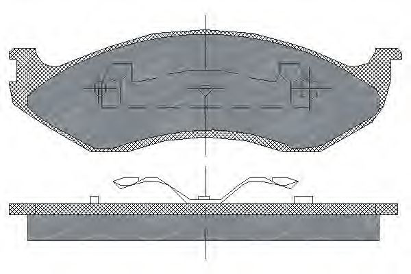 SCT Germany SP 181 PR Тормозные колодки для JEEP CHEROKEE (Джип Чироки) SCT Germany SP 181 PR Тормозные колодки для JEEP CHEROKEE (Джип Чироки)