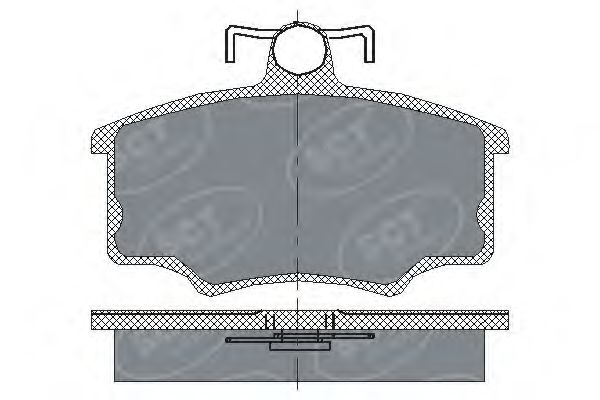 SCT Germany SP 186 PR Тормозные колодки для AUDI 100 (Ауди 100) SCT Germany SP 186 PR Тормозные колодки для AUDI 100 (Ауди 100)