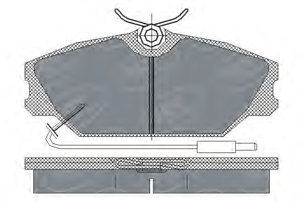 SCT Germany SP 215 PR Тормозные колодки передний мост для DAEWOO LUBLIN II (Дэу Лублин 2) SCT Germany SP 215 PR Тормозные колодки передний мост для DAEWOO LUBLIN II (Дэу Лублин 2)