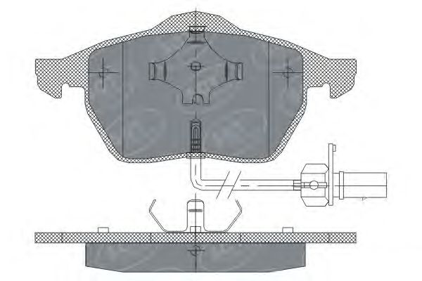 SCT Germany SP 259 PR Тормозные колодки для VOLKSWAGEN (Фольксваген) SCT Germany SP 259 PR Тормозные колодки для VOLKSWAGEN (Фольксваген)