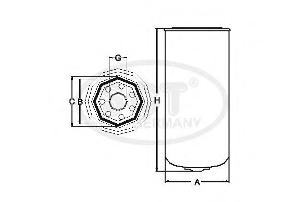 SCT Germany ST 6034 Топливный фильтр для MAZDA E-SERIE (Мазда Э-сэриэ) SCT Germany ST 6034 Топливный фильтр для MAZDA E-SERIE (Мазда Э-сэриэ)