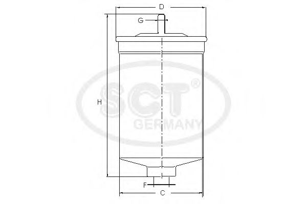SCT Germany ST 733 Топливный фильтр для TOYOTA PICNIC (Тойота/тоета Пикник) SCT Germany ST 733 Топливный фильтр для TOYOTA PICNIC (Тойота/тоета Пикник)