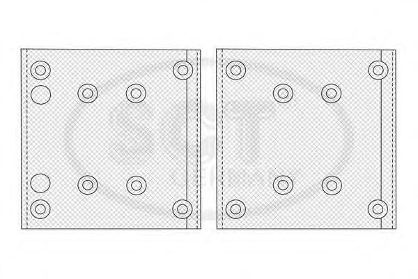 SCT Germany SN 19495 Комплект тормозных башмаков, барабанные тормоза для MERCEDES-BENZ ACTROS (Мэрcэдэс-бэнз Аcтрос)