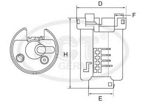 SCT Germany ST 498 Топливный фильтр для RENAULT GRAND SCNIC II (Рено Гранд сценик 2) SCT Germany ST 498 Топливный фильтр для RENAULT GRAND SCNIC II (Рено Гранд сценик 2)