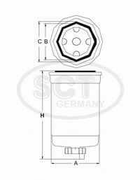 SCT Germany ST 6124 Топливный фильтр для IVECO STRALIS (Ивеко Стралис) SCT Germany ST 6124 Топливный фильтр для IVECO STRALIS (Ивеко Стралис)