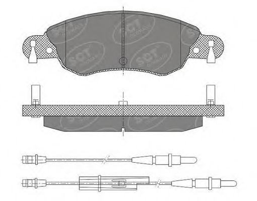 SCT Germany SP 420 PR Тормозные колодки для CITROËN C5 II (CитроËн С5 2) SCT Germany SP 420 PR Тормозные колодки для CITROËN C5 II (CитроËн С5 2)