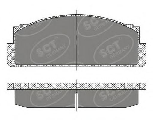 SCT Germany SP 486 PR Тормозные колодки для FIAT SUPERBRAVO (Фиат Супербраvо) SCT Germany SP 486 PR Тормозные колодки для FIAT SUPERBRAVO (Фиат Супербраvо)
