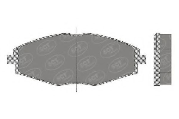 SCT Germany SP 666 PR Тормозные колодки для DAEWOO LANOS / SENS (Дэу Ланос / сэнс) SCT Germany SP 666 PR Тормозные колодки для DAEWOO LANOS / SENS (Дэу Ланос / сэнс)